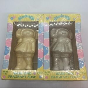 Vtg NIB Cabbage Patch Kids Bath Time Fragrant Soaps x2 4oz Bars New In Box